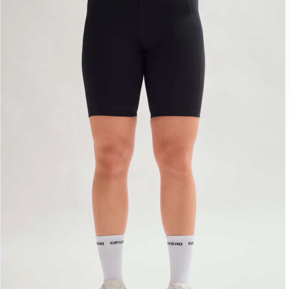 Girlfriend Collective Black Bike Shorts